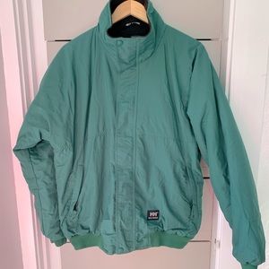 Vintage Helly Hansen Men’s Green Jacket medium